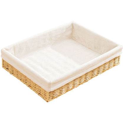 Straw Storage Basket Toy Snack Sundries Storage Box - Mubimart