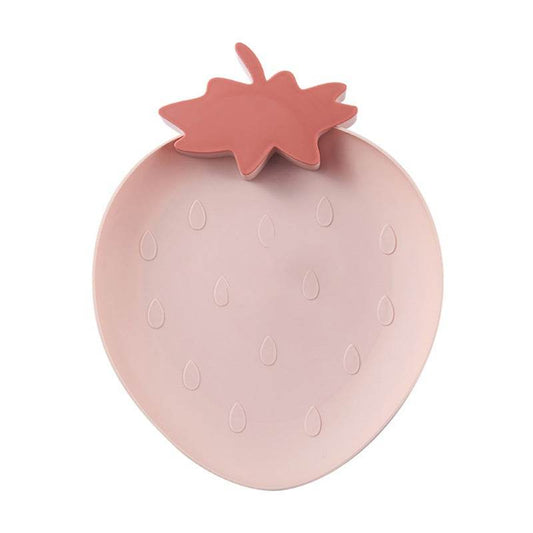 Strawberry-shaped Lazy Snack Tray, Fruit Food Tray, Cute Candy Tray - Mubimart
