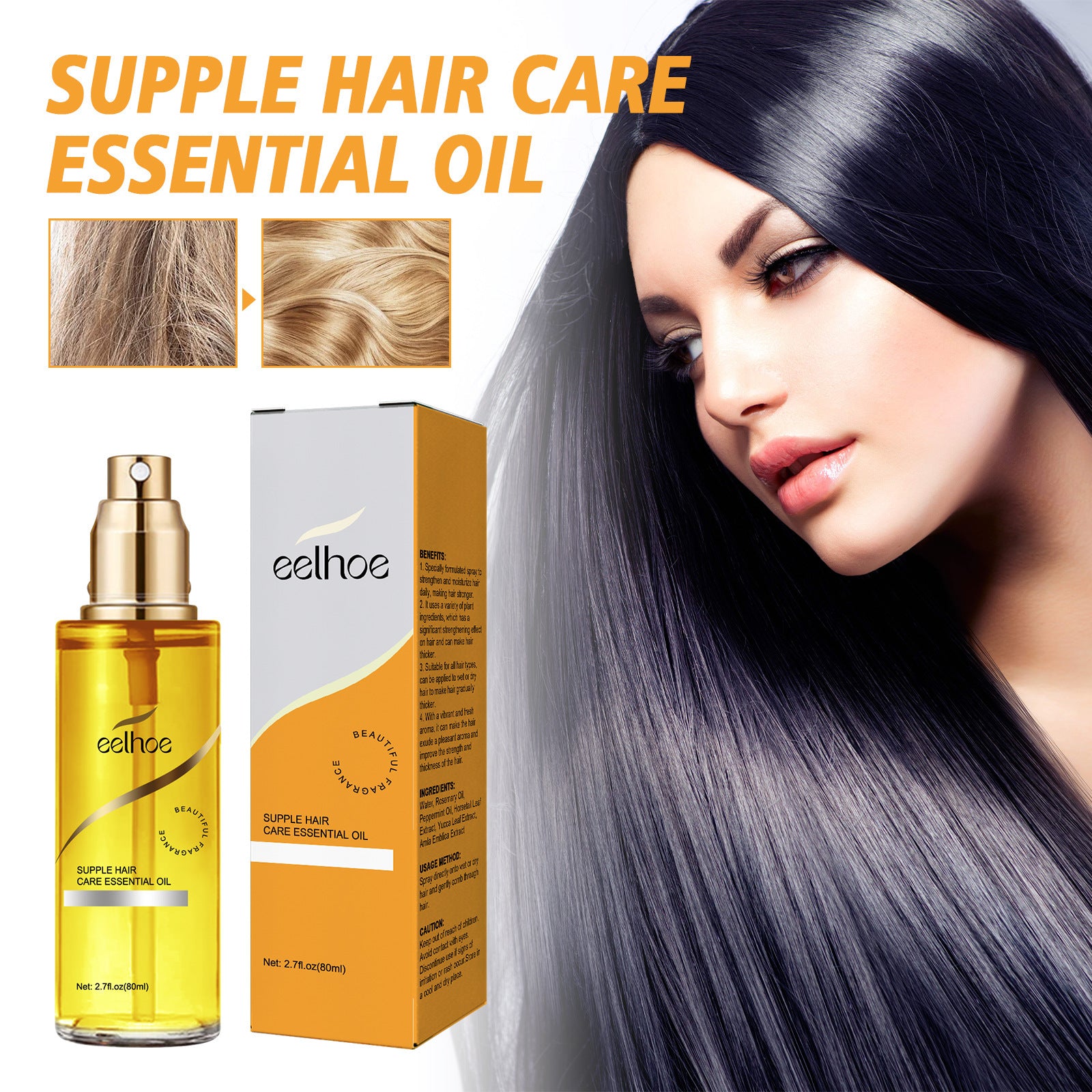 Strengthen Hair Root Repair And Soft Care - Mubimart - Hair oil 