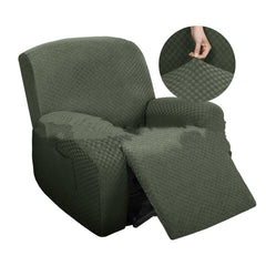 Stretch Thick Full-body Massage Chair Cover Figured Cloth Art Sofa Recliner Cover - Mubimart -  