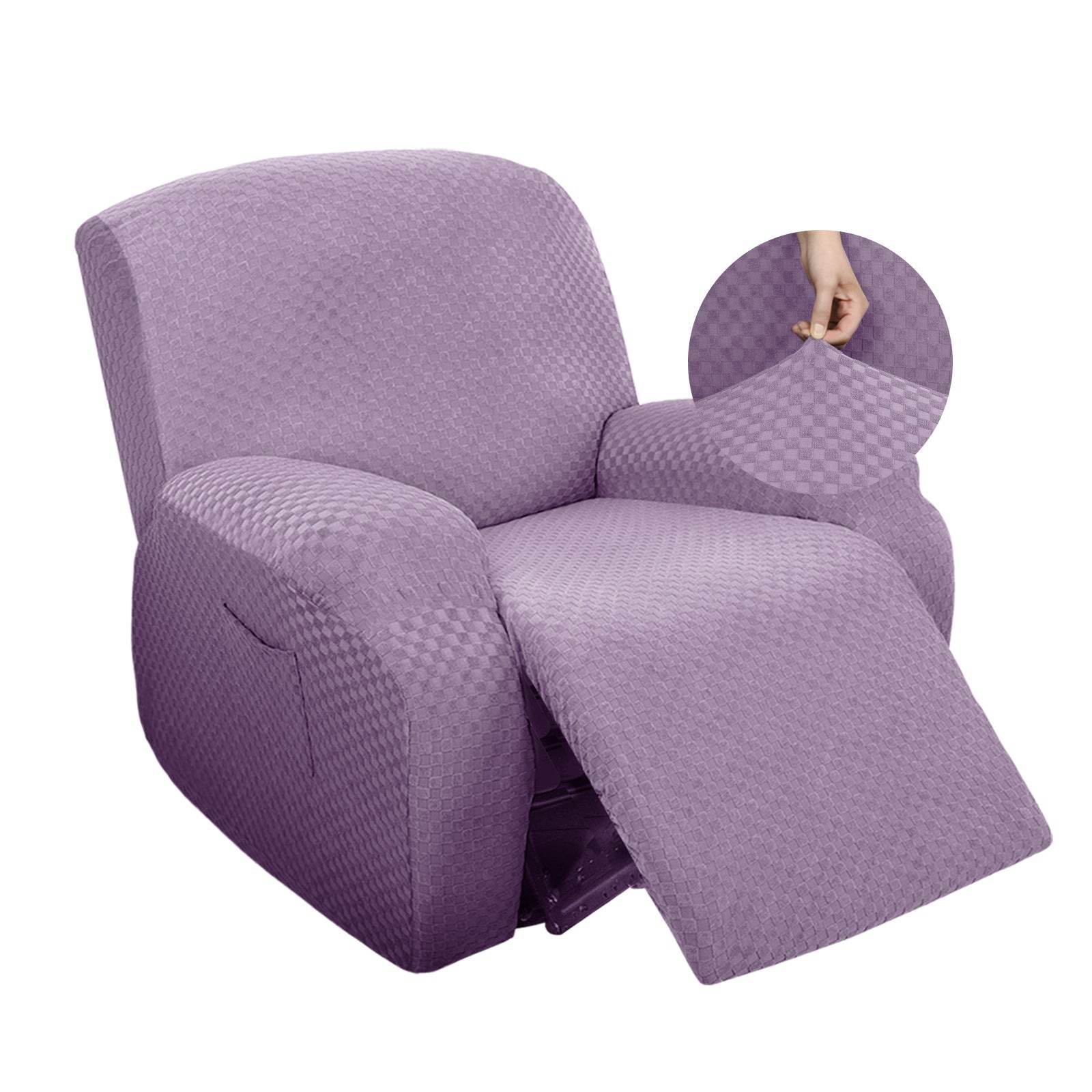 Stretch Thick Full-body Massage Chair Cover Figured Cloth Art Sofa Recliner Cover - Mubimart