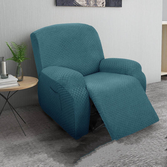 Stretch Thick Full-body Massage Chair Cover Figured Cloth Art Sofa Recliner Cover - Mubimart