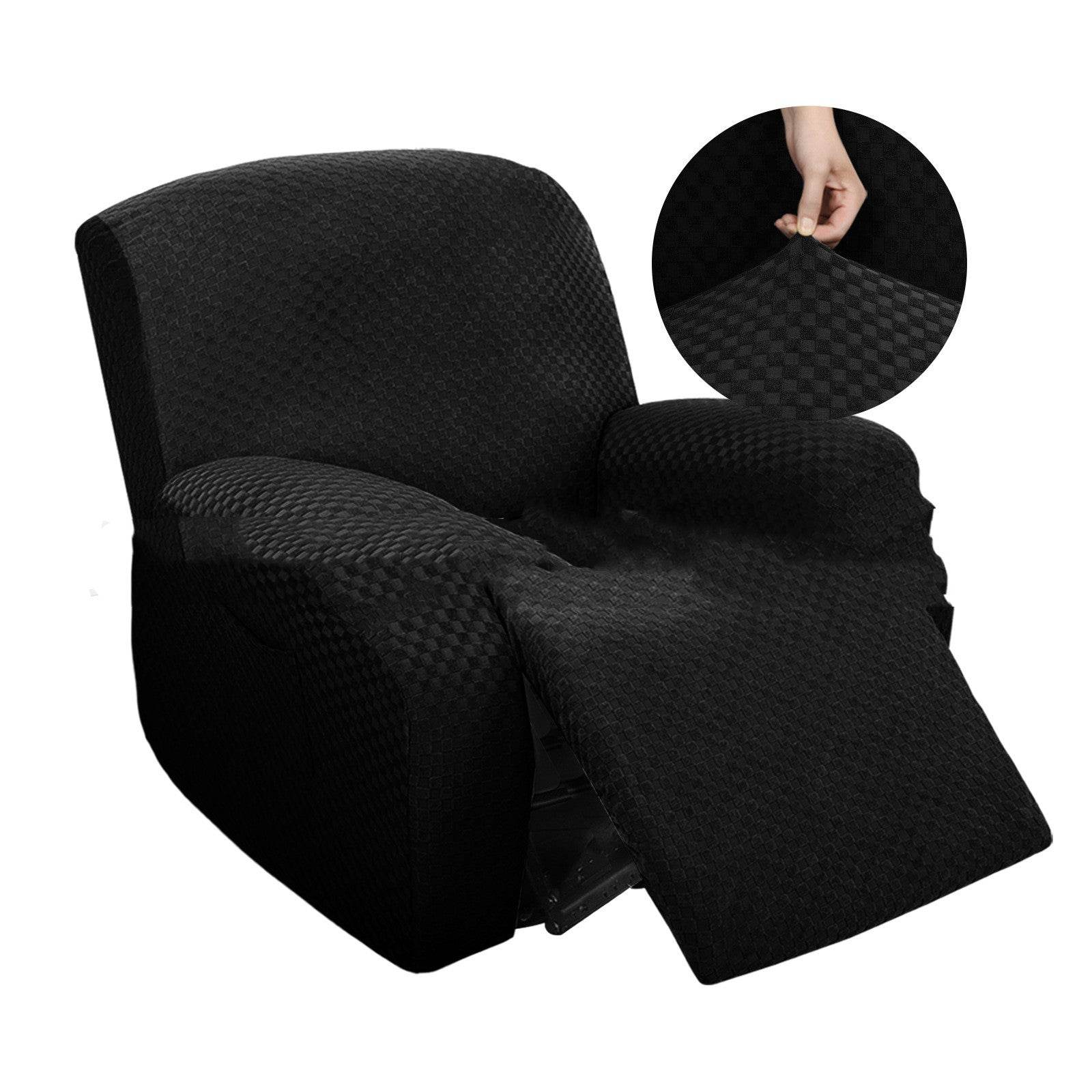 Stretch Thick Full-body Massage Chair Cover Figured Cloth Art Sofa Recliner Cover - Mubimart