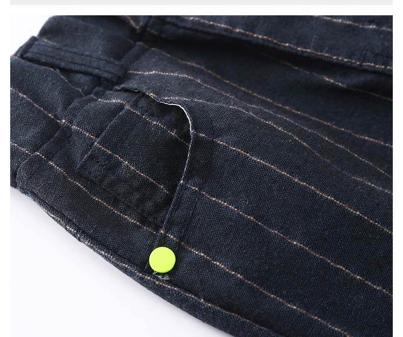 Striped Trousers Boys Kids Kids Elastic Waist Casual Pants - Mubimart
