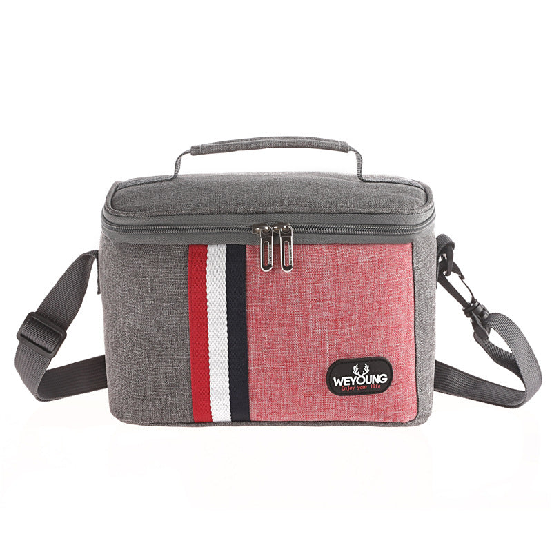 Striped lunch bag - Mubimart -  