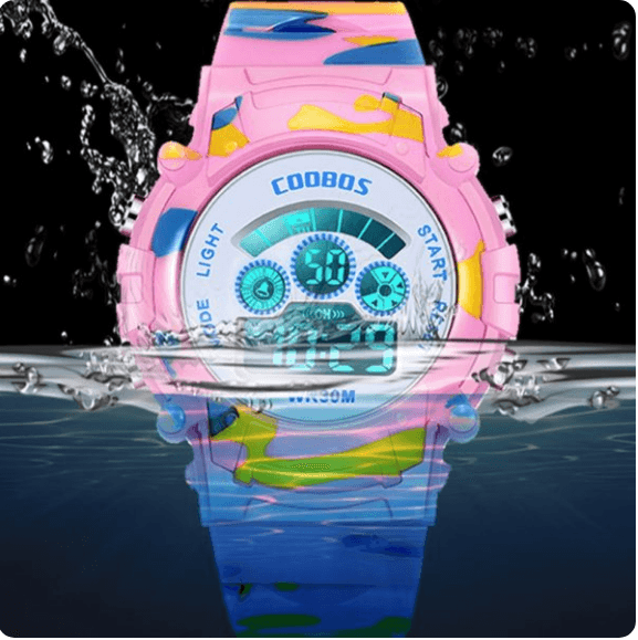 Student Sports Waterproof Children Electronic Watch - Mubimart