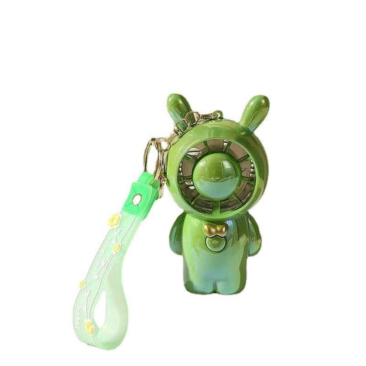 Student Summer Cartoon Fan Pendant Keychain - Mubimart