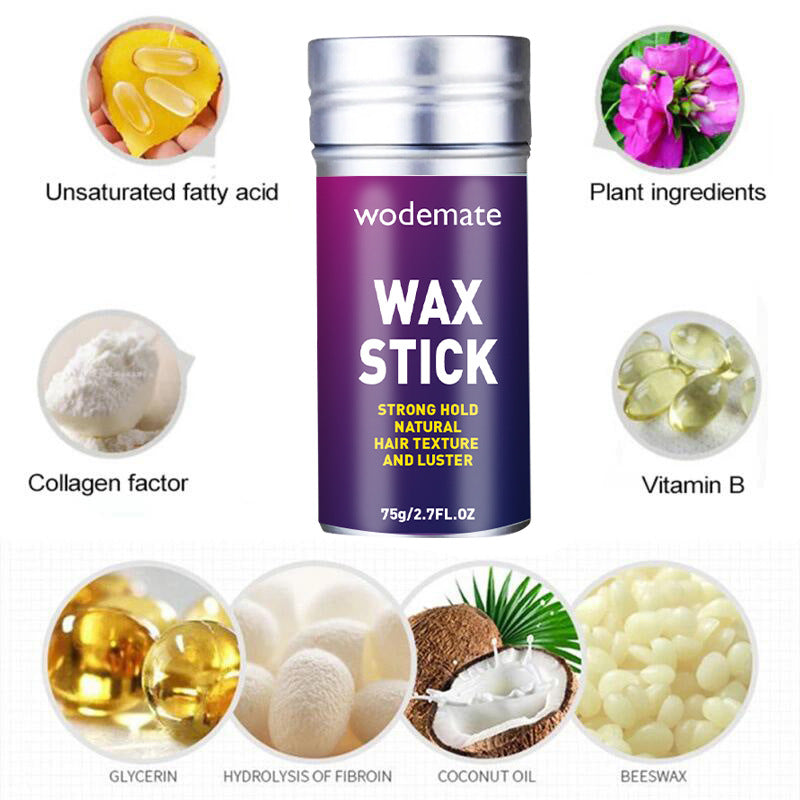 Styling Hair Wax Stick Hair Wax Stick Broken Hair Finishing Cream Styling Finishing Stick - Mubimart -  