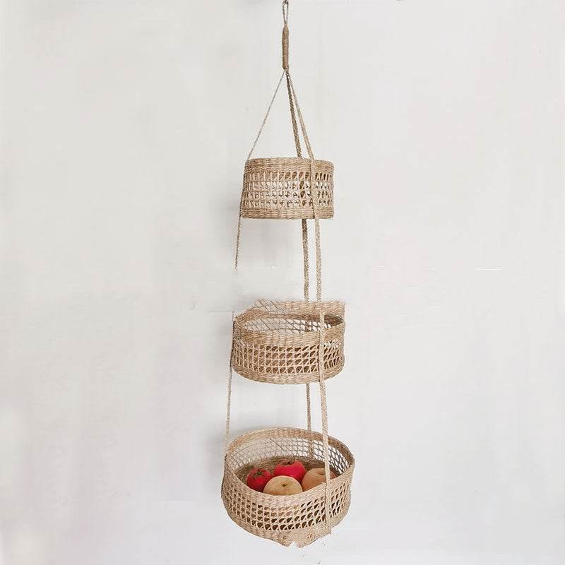 Stylish Personality Kitchen Hanging Storage Basket - Mubimart