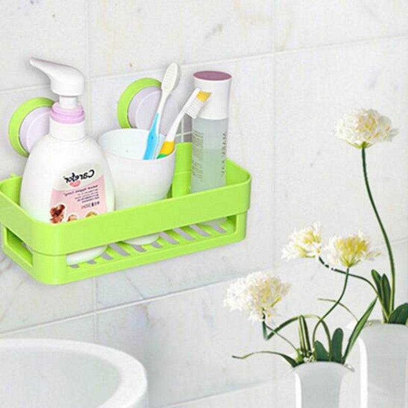 Suction Cup Bathroom Shelf Toilet Wall-mounted Bathroom Corner - Mubimart