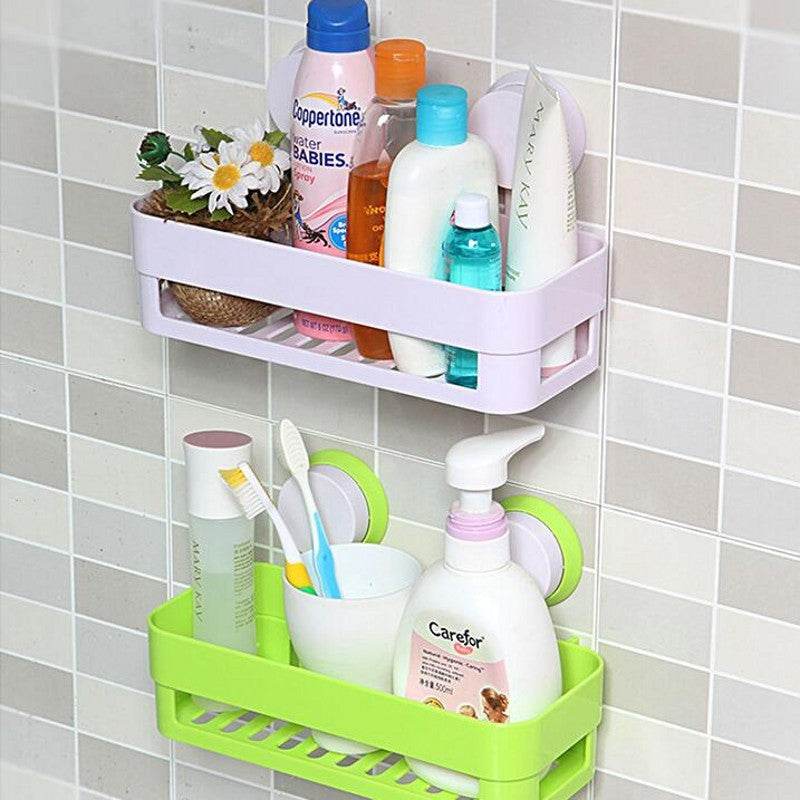 Suction Cup Bathroom Shelf Toilet Wall-mounted Bathroom Corner - Mubimart