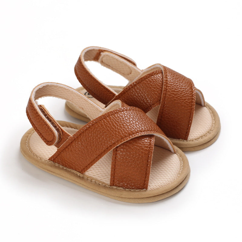 Summer 0 1 Year Old Girl Sandals Baby Walking Shoes 0 6 12 Months - Mubimart -  