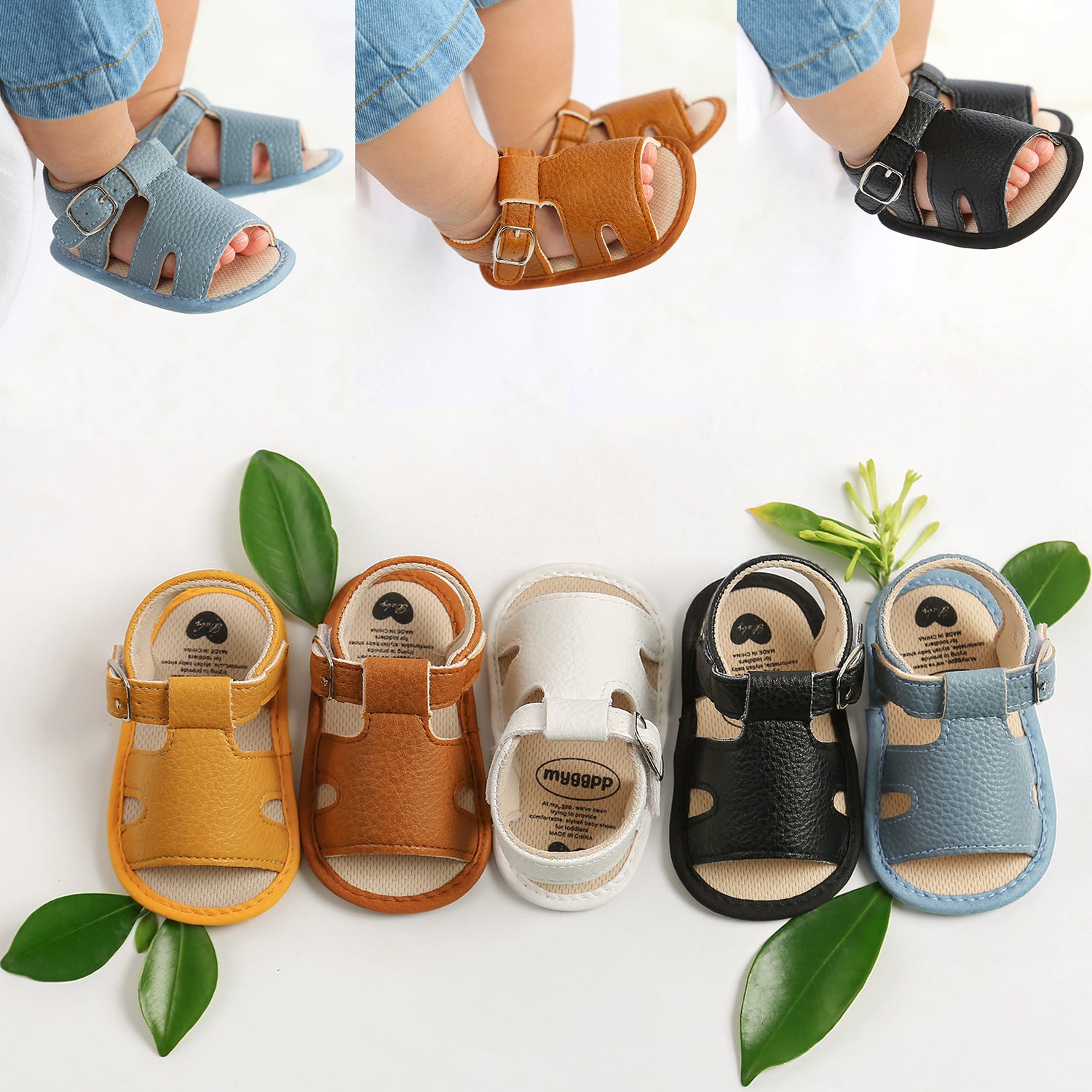 Summer Baby Shoes Baby Sandals Toddler Shoes - Mubimart - Girls Shoes 