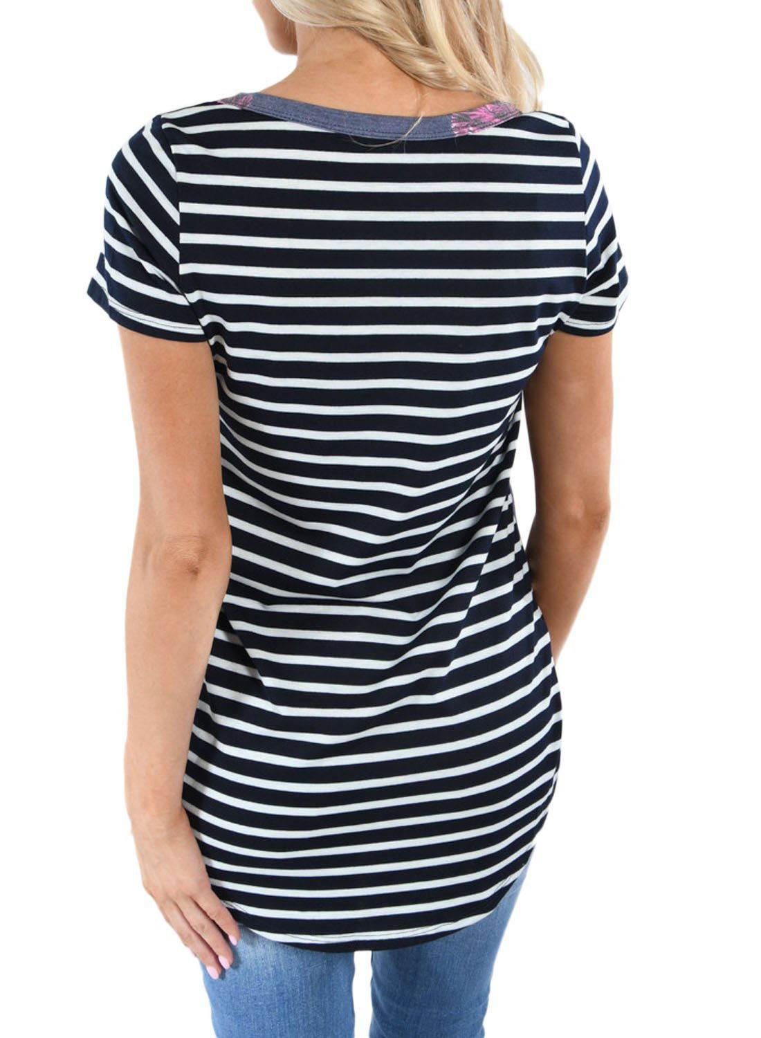 Summer Breastfeeding Tops Maternity Clothes - Mubimart