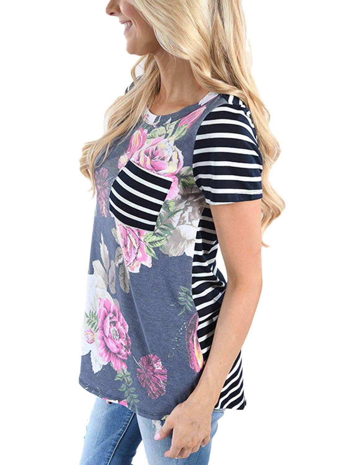 Summer Breastfeeding Tops Maternity Clothes - Mubimart