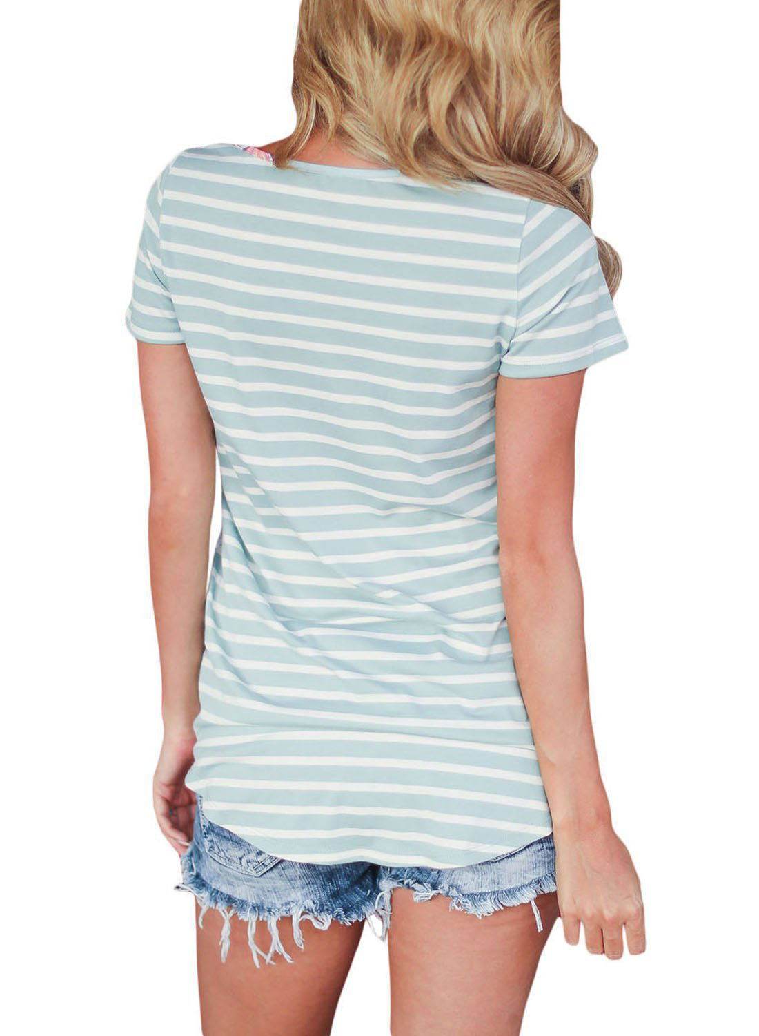 Summer Breastfeeding Tops Maternity Clothes - Mubimart