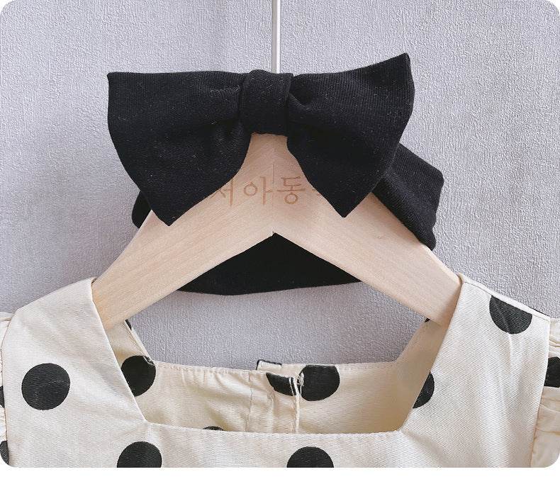 Summer Cute Bag Fart Clothes Pure Cotton Super Western-style Baby Girl Princess Romper - Mubimart