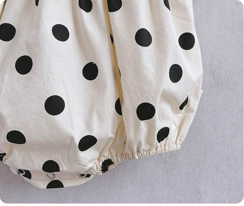Summer Cute Bag Fart Clothes Pure Cotton Super Western-style Baby Girl Princess Romper - Mubimart