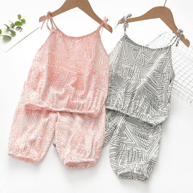 Summer Girl Camisole Kids Two Piece Set - Mubimart