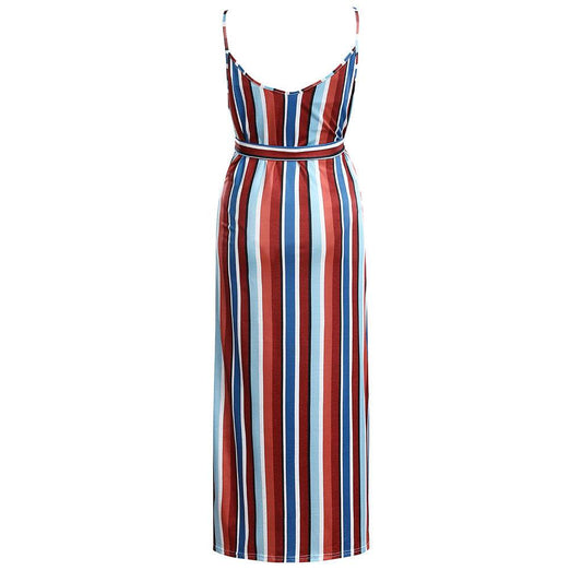 Summer Long Maxi Maternity Dresses - Mubimart
