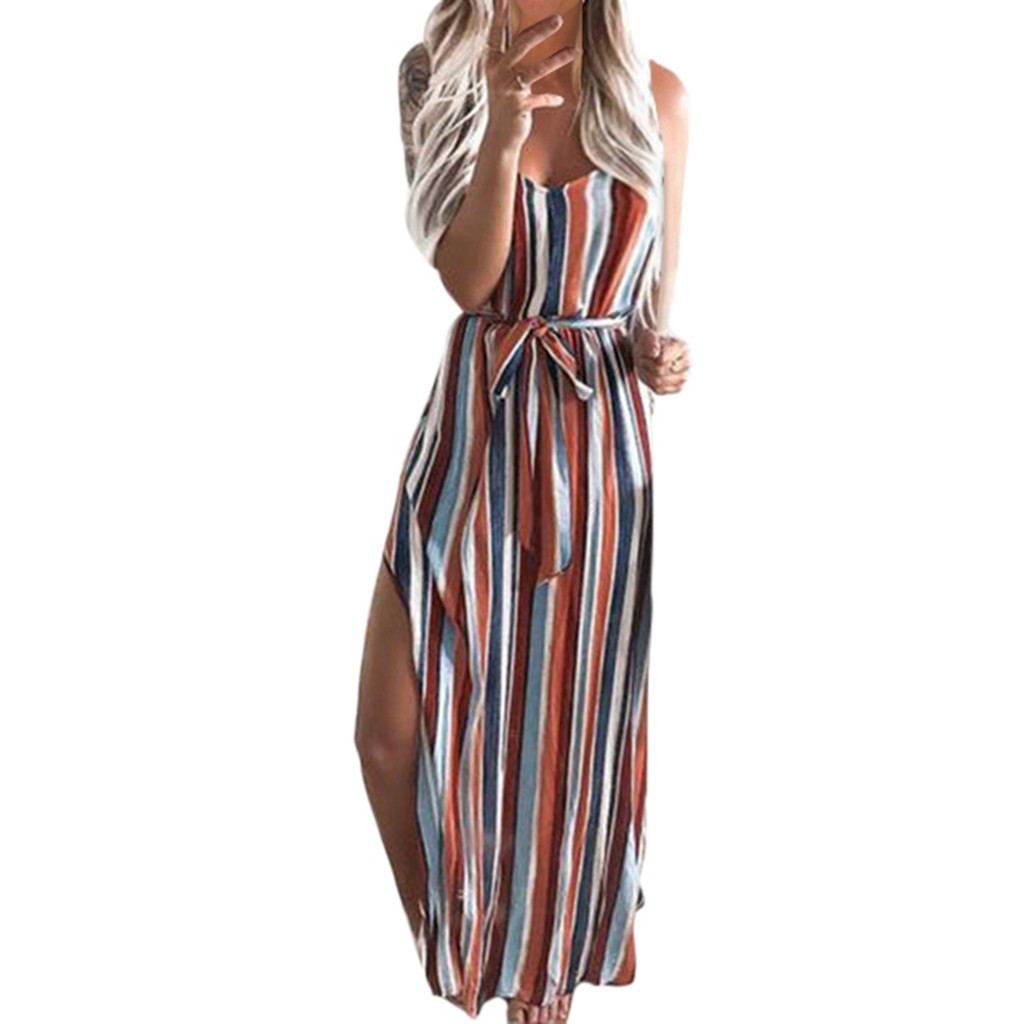 Summer Long Maxi Maternity Dresses - Mubimart