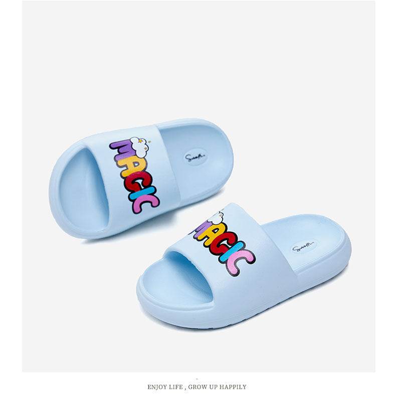 Summer Slippers Little Girl Fashion Non-slip Soft-soled Shoes - Mubimart