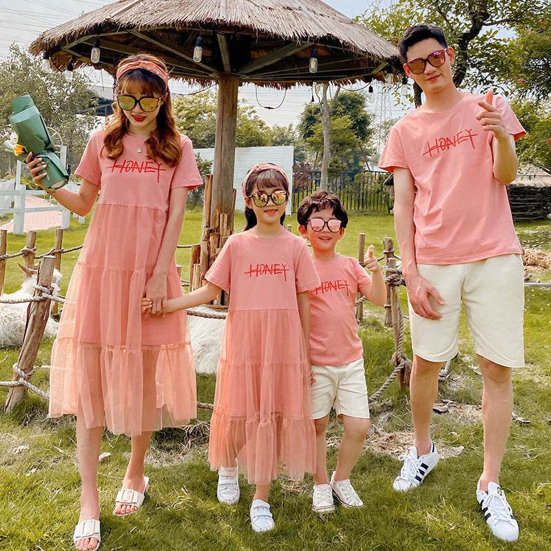 Summer Style Family Outfit Attire - Mubimart