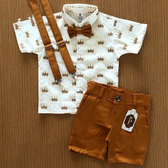 Summer boy T-shirt Shorts Kids Sets - Mubimart - Clothing Set 