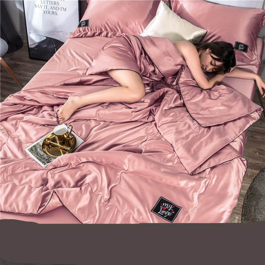 Summer quilt dormitory air conditioning quilt - Mubimart