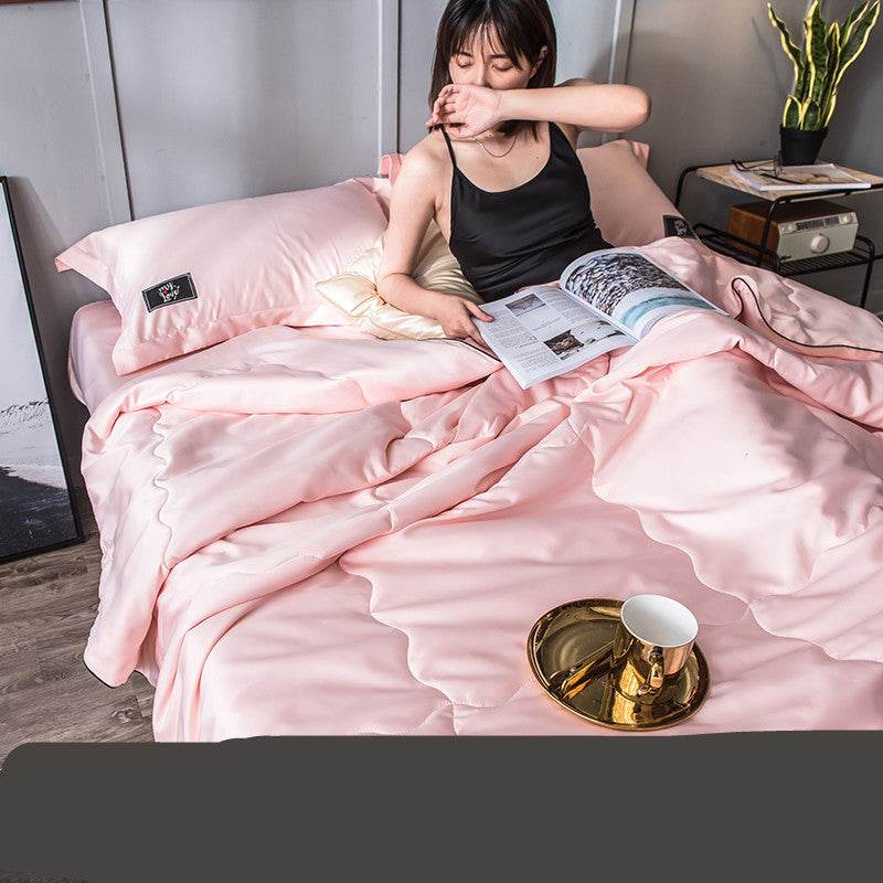 Summer quilt dormitory air conditioning quilt - Mubimart