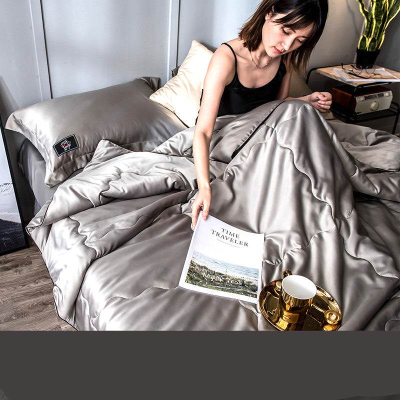 Summer quilt dormitory air conditioning quilt - Mubimart