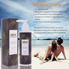 Sun-free Black Lotion Natural Bronze Body Lotion - Mubimart - Sunscreen 