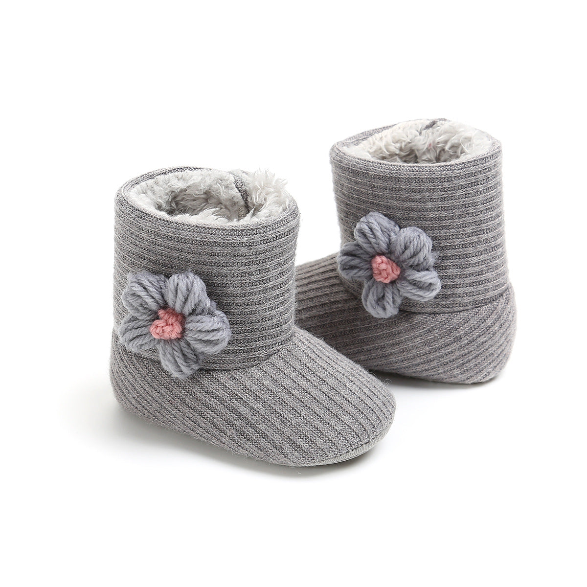 Sunflower Warm Boots Baby Shoes Baby Boots Cotton Boots Baby Choes Toddler Shoes - Mubimart -  