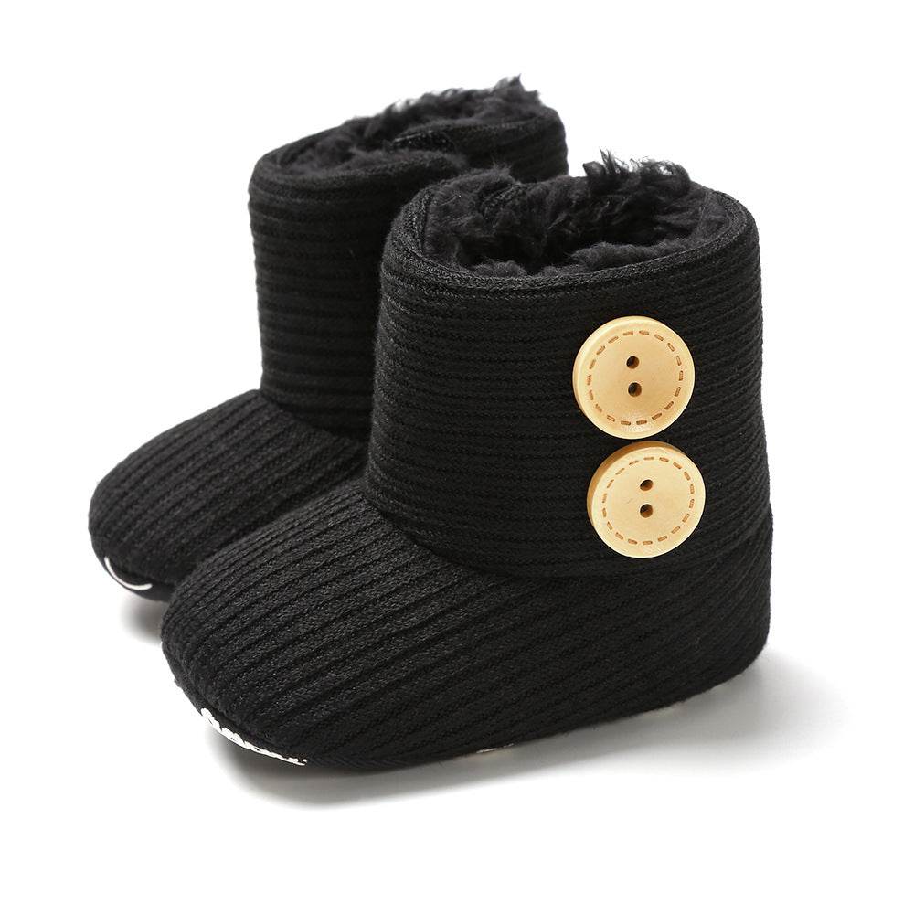 Sunflower Warm Boots Baby Shoes Baby Boots Cotton Boots Baby Choes Toddler Shoes - Mubimart