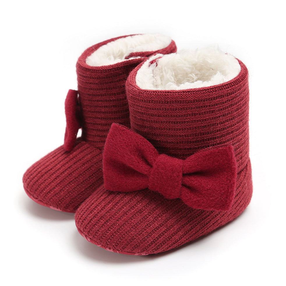 Sunflower Warm Boots Baby Shoes Baby Boots Cotton Boots Baby Choes Toddler Shoes - Mubimart -  