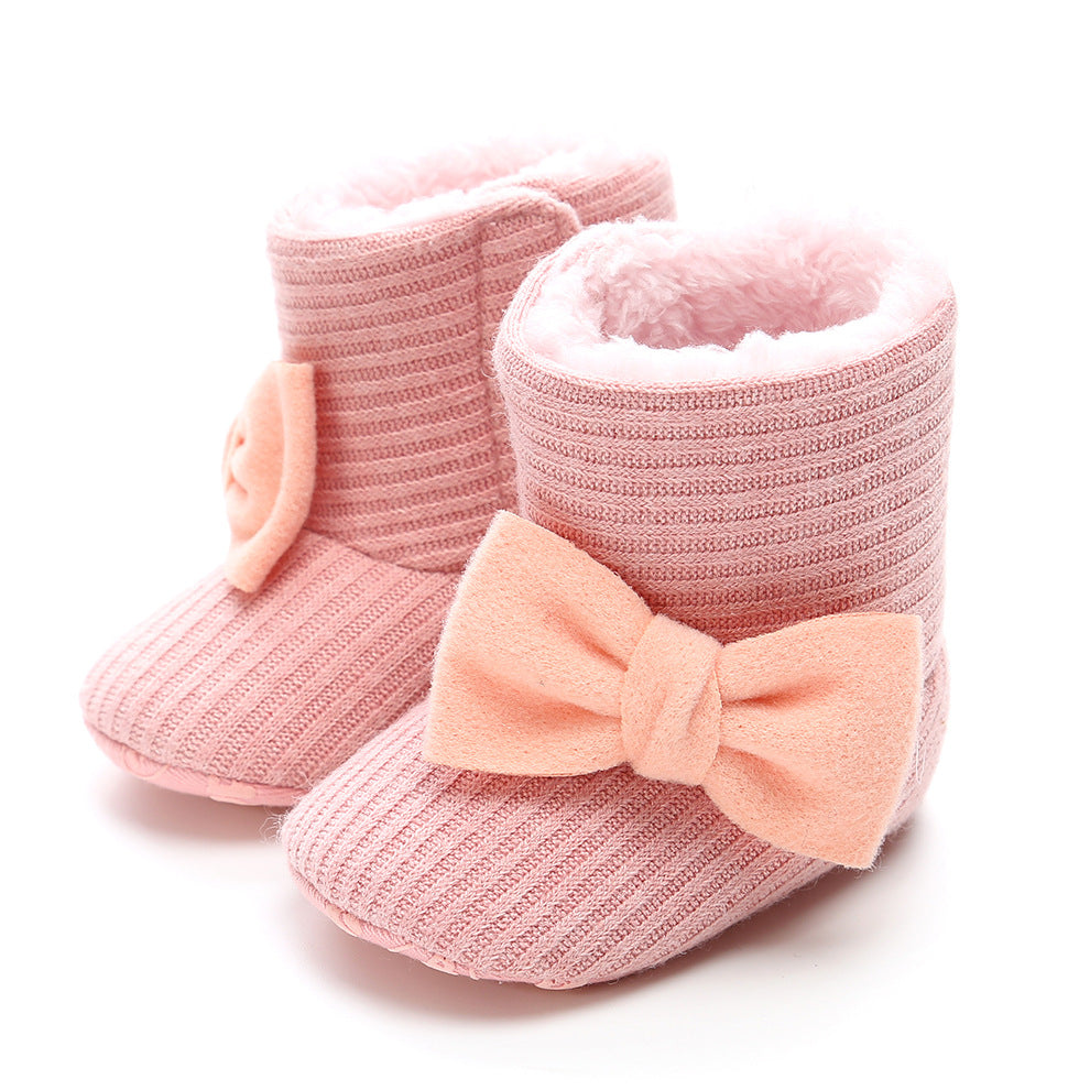 Sunflower Warm Boots Baby Shoes Baby Boots Cotton Boots Baby Choes Toddler Shoes - Mubimart -  