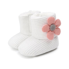 Sunflower Warm Boots Baby Shoes Baby Boots Cotton Boots Baby Choes Toddler Shoes - Mubimart -  