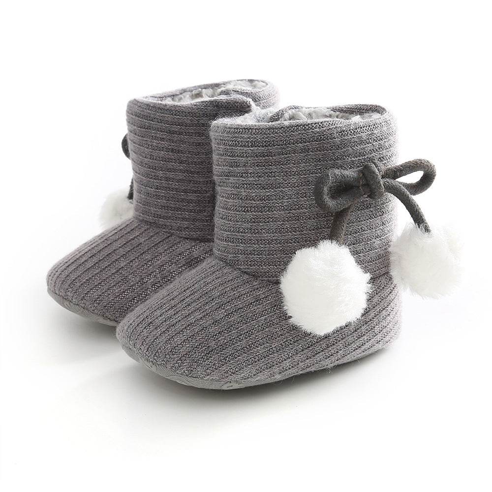 Sunflower Warm Boots Baby Shoes Baby Boots Cotton Boots Baby Choes Toddler Shoes - Mubimart