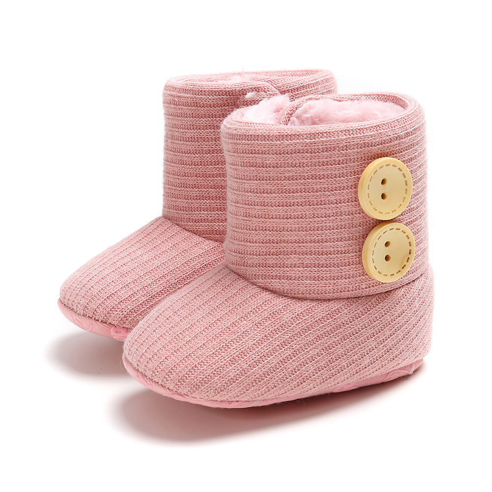 Sunflower Warm Boots Baby Shoes Baby Boots Cotton Boots Baby Choes Toddler Shoes - Mubimart -  