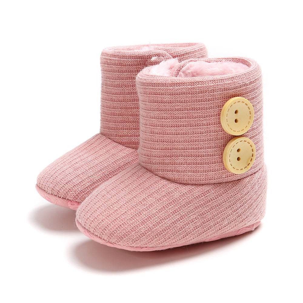 Sunflower Warm Boots Baby Shoes Baby Boots Cotton Boots Baby Choes Toddler Shoes - Mubimart