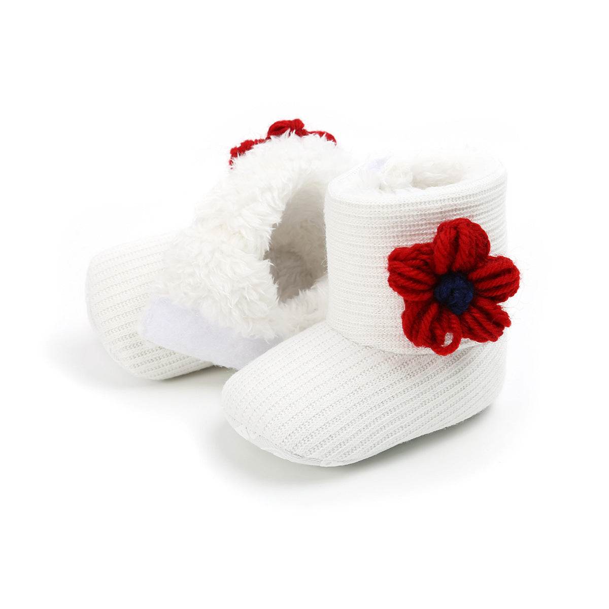 Sunflower Warm Boots Baby Shoes Baby Boots Cotton Boots Baby Choes Toddler Shoes - Mubimart