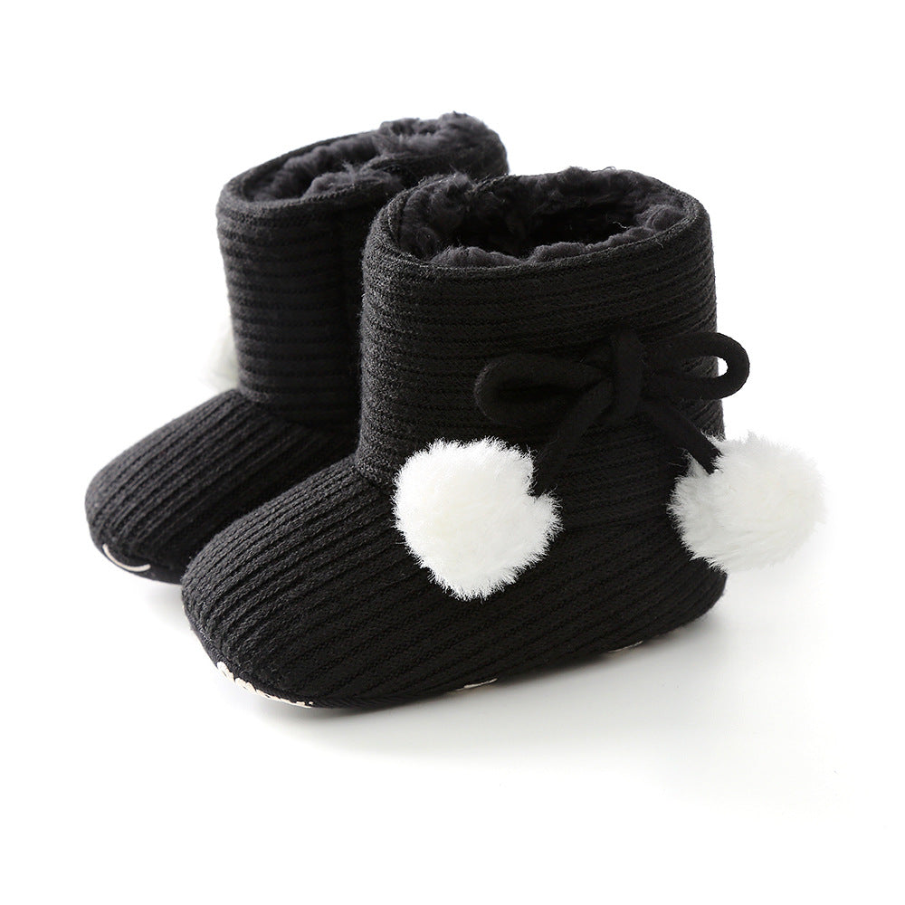 Sunflower Warm Boots Baby Shoes Baby Boots Cotton Boots Baby Choes Toddler Shoes - Mubimart -  