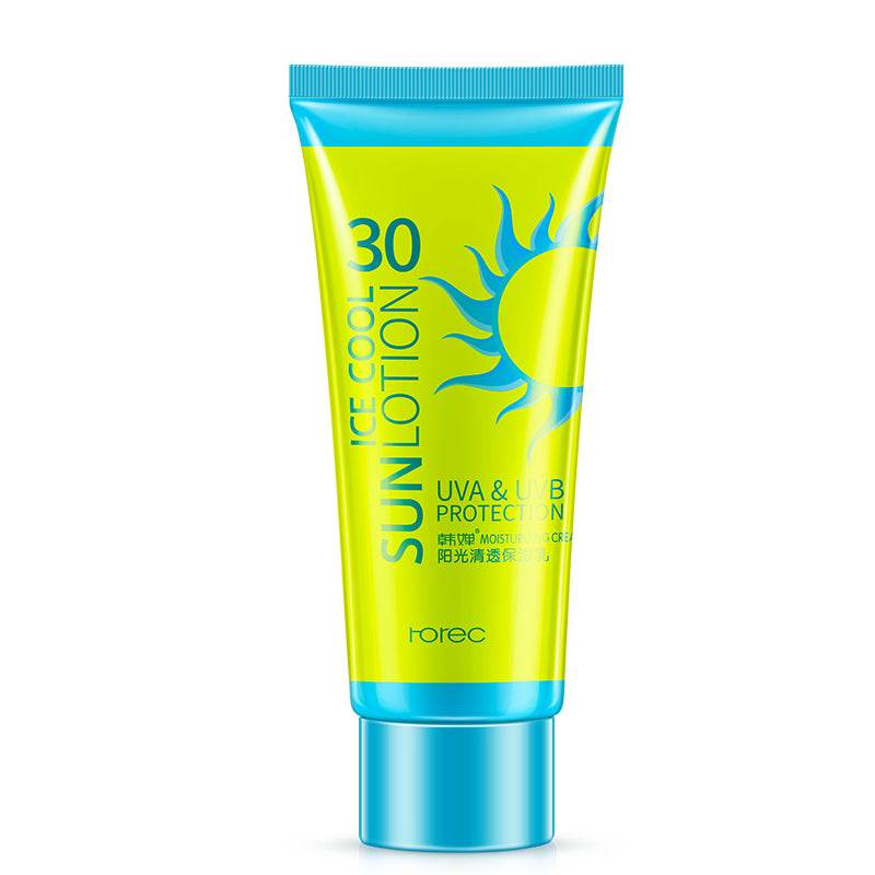 Sunscreen Cream Protetor Facial Cream Sunscreen Clear Moisturizing Lotion - Mubimart