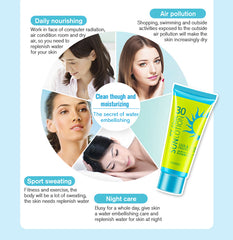 Sunscreen Cream Protetor Facial Cream Sunscreen Clear Moisturizing Lotion - Mubimart -  