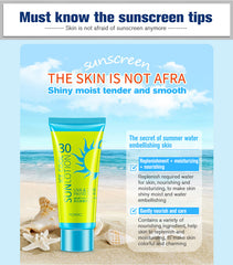 Sunscreen Cream Protetor Facial Cream Sunscreen Clear Moisturizing Lotion - Mubimart -  