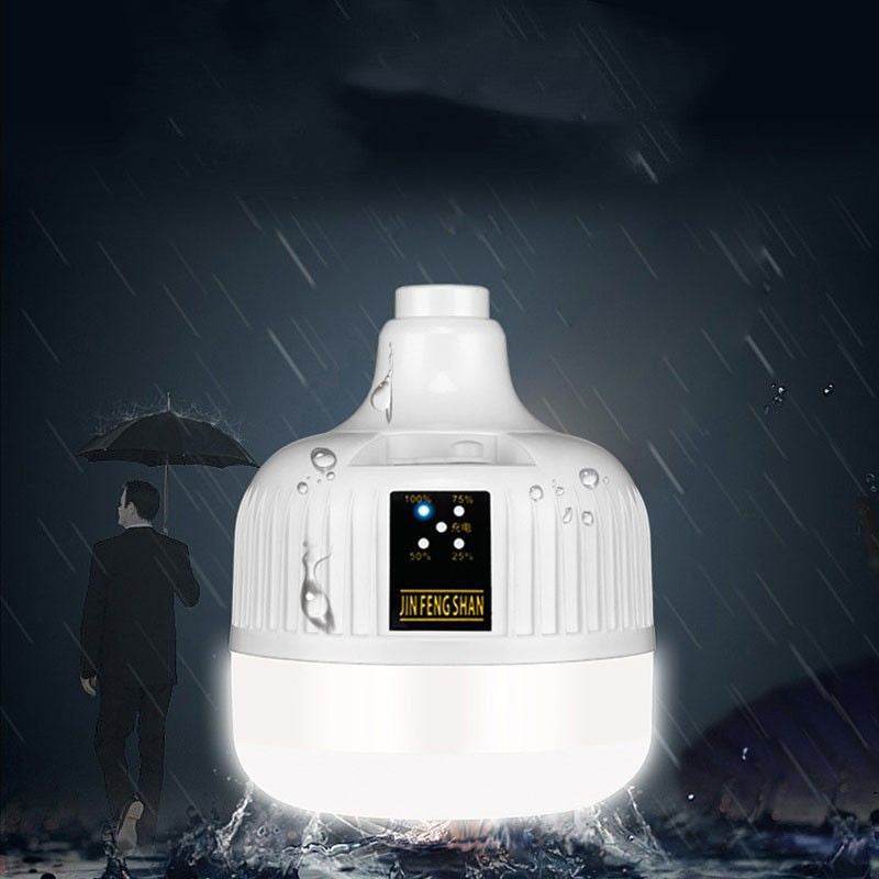 Super Bright Rechargeable Light Bulbs Night Market Stall Household Emergency - Mubimart