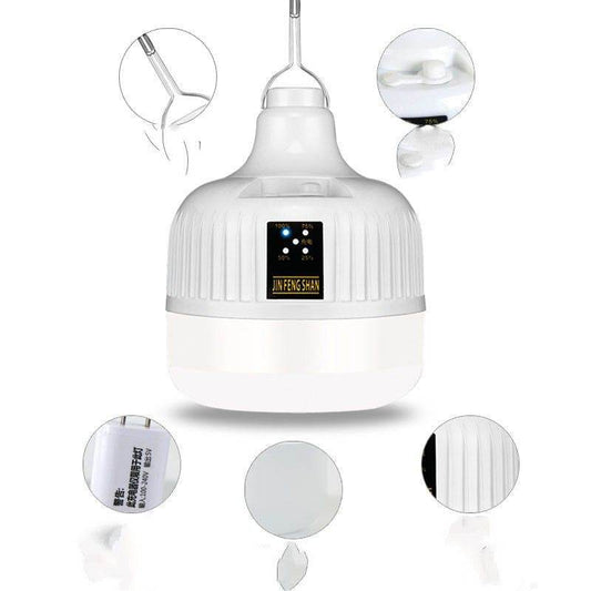 Super Bright Rechargeable Light Bulbs Night Market Stall Household Emergency - Mubimart