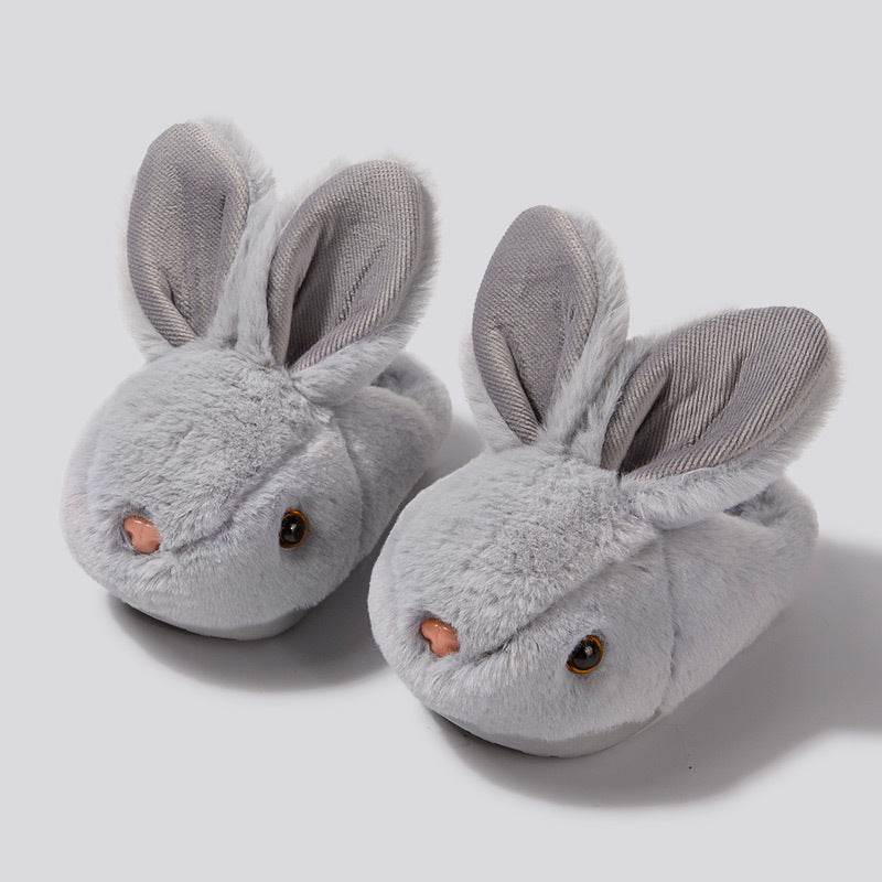 Super Soft Rabbit Cotton Slippers For Boys And Girls - Mubimart