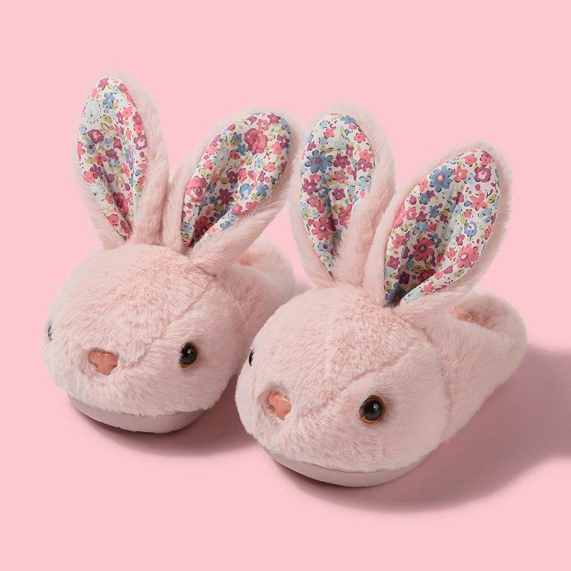 Super Soft Rabbit Cotton Slippers For Boys And Girls - Mubimart