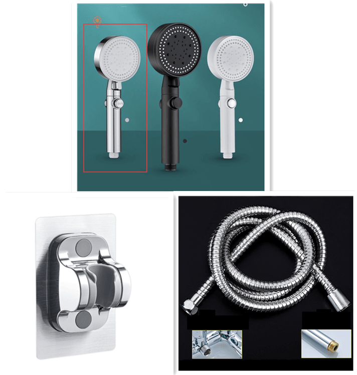 Supercharged High Yield Water Heater Shower Head Shower - Mubimart